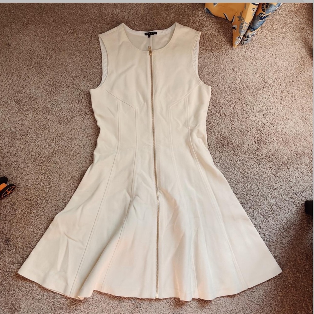 Theory Cream Dress